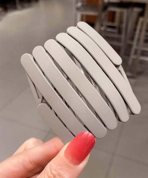 juweel（ユウェル）の「レディース たためるカチューシャ（カチューシャ・レディース・ブラック/グレー/ベージュ/カーキ/イエロー・FREE）」の3枚目の写真