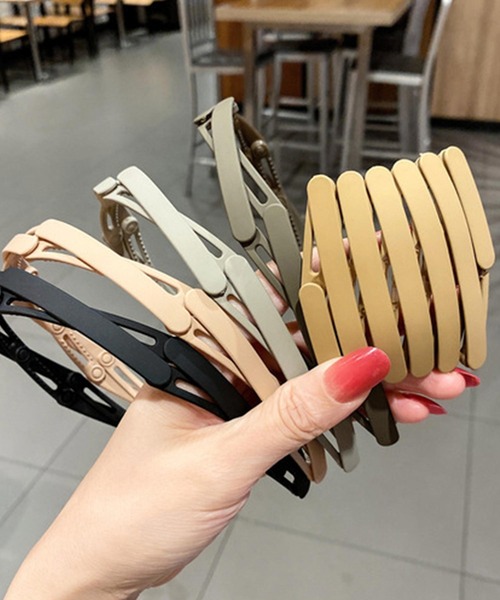 juweel（ユウェル）の「レディース たためるカチューシャ（カチューシャ・レディース・ブラック/グレー/ベージュ/カーキ/イエロー・FREE）」の12枚目の写真