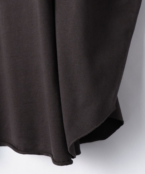 Grand PARK（グランドパーク）の「ミニ裏毛ポンチョプルオーバー（スウェット・レディース・ホワイト/ベージュ/チャコールグレー・FREE）」の9枚目の写真