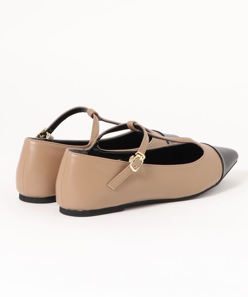 Te chichi（テチチ）の「Tストラップシューズ（その他シューズ・レディース・ブラック/ベージュ・38/37）」の3枚目の写真