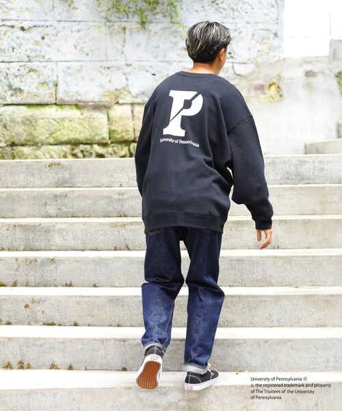 FREAK'S STORE（フリークスストア）の「▽【WEB限定】PENNSYLVANIA/ペンシルべニア　別注バックプリントPスウェット（スウェット・レディース・ブラック/オフホワイト/ライトグレー・ﾌﾘ-）」の16枚目の写真