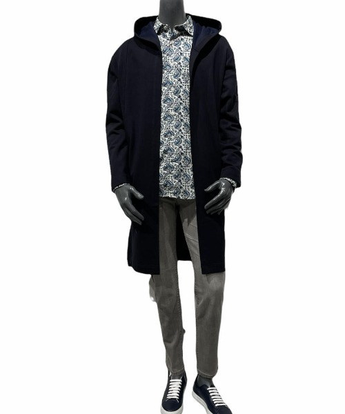 CUSTOM CULTURE（カスタムカルチャー）の「【CUSTOM CULTURE】 ドレスコードシルケット裏毛 コーディガン（カーディガン/ボレロ・メンズ・ブラック/ベージュ/ネイビー/カーキ・FREE）」の8枚目の写真