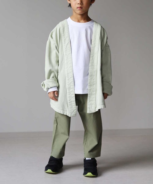セール】ツイルピグメント加工カーディガン（カーディガン
