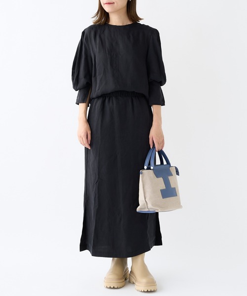 IACUCCI（イアクッチ）の「ソルベット S CANVAS/CERVO ≪限定カラー≫（ハンドバッグ・レディース・ブルー・FREE）」の3枚目の写真