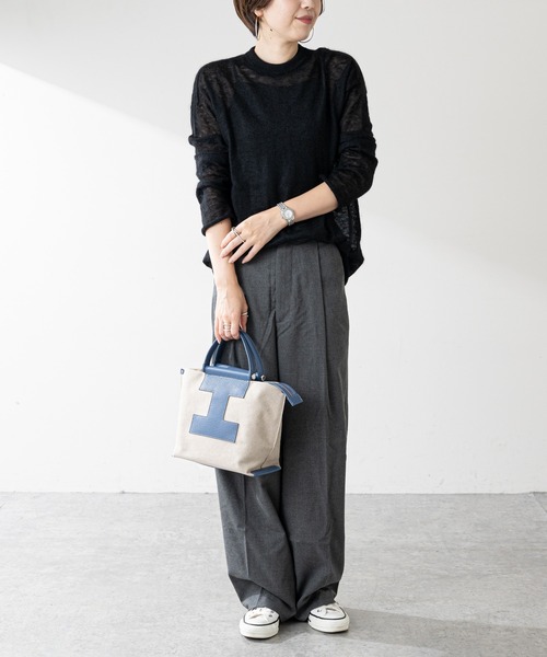 IACUCCI（イアクッチ）の「ソルベット S CANVAS/CERVO ≪限定カラー≫（ハンドバッグ・レディース・ブルー・FREE）」の14枚目の写真