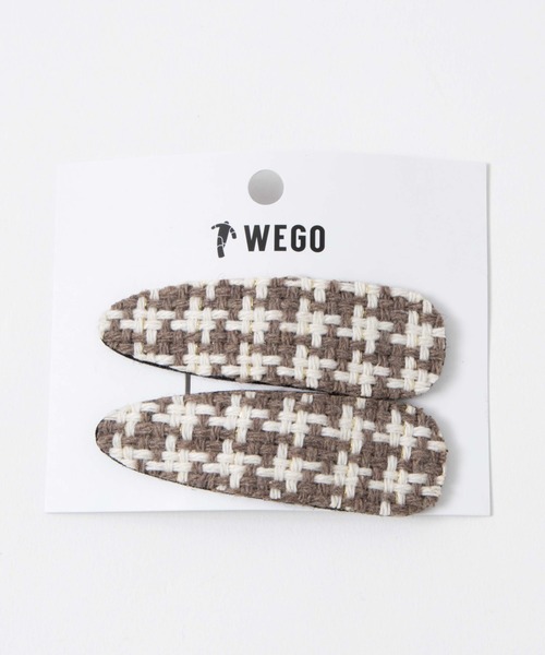 WEGO(ウィゴー)の「WEGO/千鳥柄パッチンピン(ヘアピン・レディース・ブラック系その他/グレー系その他/ブラウン系その他・FREE)」の7枚目の写真