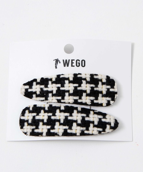 WEGO(ウィゴー)の「WEGO/千鳥柄パッチンピン(ヘアピン・レディース・ブラック系その他/グレー系その他/ブラウン系その他・FREE)」の8枚目の写真