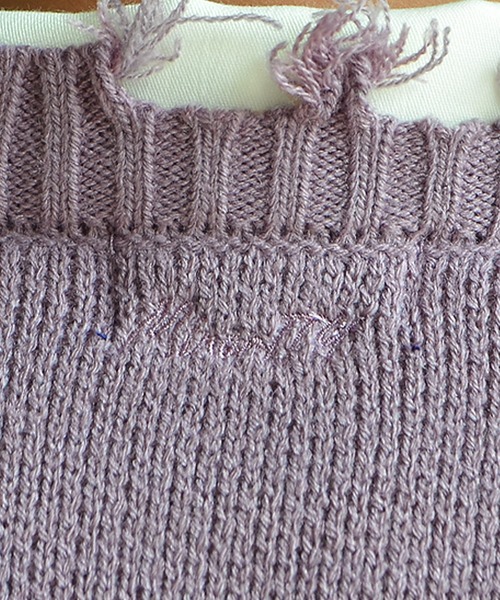 MinoriTY（マイノリティ）の「ダメージニットベストアンサンブル（アンサンブル・メンズ・グレー/ネイビー/パープル・L/M）」の11枚目の写真