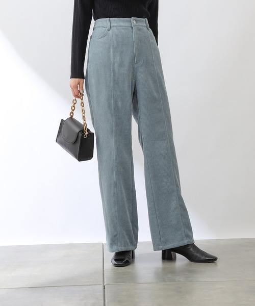 COLONY 2139(コロニートゥーワンスリーナイン)の「コール天フレアパンツ/コーデュロイパンツ(その他パンツ・レディース・ブルー/アイボリー/カーキ/チャコールグレー・LARGE/MEDIUM)」の11枚目の写真