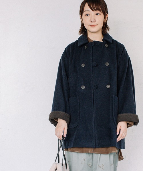 POU DOU DOU（プードゥドゥ）の「ダブルボタンミドルコート（その他