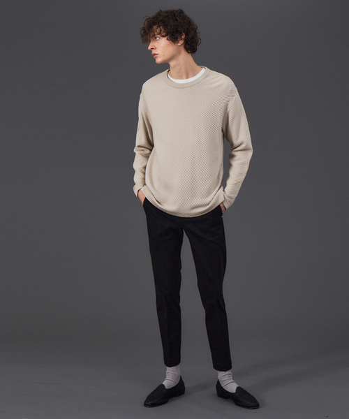 ENTRE AMIS（アントレ アミ）の「【entre amis / アントレ アミ】 別注 GAGA スキニー チノパン（スラックス・メンズ・ホワイト/ベージュ/カーキ/ブルー/ブラック・30/32/33/29/31）」の18枚目の写真