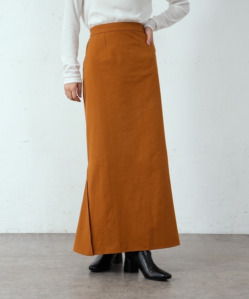 CIAOPANIC（チャオパニック）の「スリットマーメイドスカート/チェック（スカート・レディース・カーキ/ブラック/キャメル/オリーブ/ブラック系その他・MEDIUM/SMALL）」の5枚目の写真