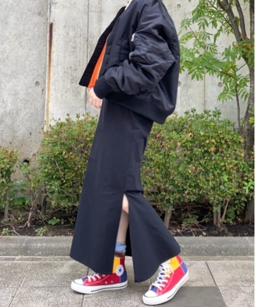 CIAOPANIC（チャオパニック）の「スリットマーメイドスカート/チェック（スカート・レディース・カーキ/ブラック/キャメル/オリーブ/ブラック系その他・MEDIUM/SMALL）」の22枚目の写真