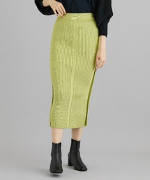 【TAN(タン)】GLOSSY SKIRT/グロッシータイトスカート