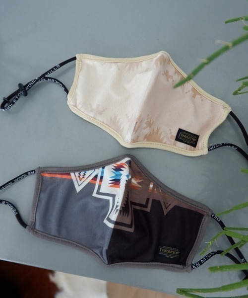 MANASTASH(マナスタッシュ)の「MANASTASH×PENDLETON/マナスタッシュ×ペンドルトン 2P MASK(HALF&HALF) HOLDER & CASE マスク(マスク・メンズ・その他・FREE)」の4枚目の写真