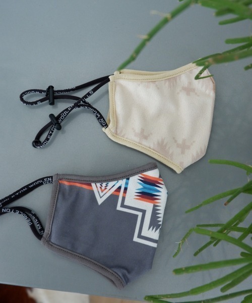 MANASTASH(マナスタッシュ)の「MANASTASH×PENDLETON/マナスタッシュ×ペンドルトン 2P MASK(HALF&HALF) HOLDER & CASE マスク(マスク・メンズ・その他・FREE)」の2枚目の写真