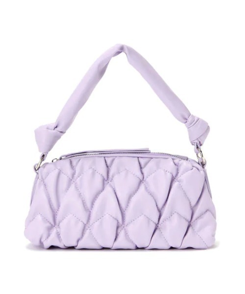 N.（N. Natural Beauty Basic）（エヌエヌナチュラルビューティーベーシック）の「キルティングミニショルダーバッグ（ショルダーバッグ・レディース・ブラック/パープル・ﾌﾘ-）」の16枚目の写真