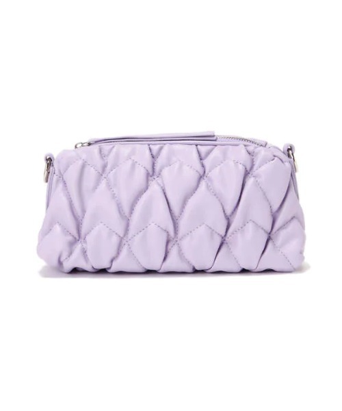 N.（N. Natural Beauty Basic）（エヌエヌナチュラルビューティーベーシック）の「キルティングミニショルダーバッグ（ショルダーバッグ・レディース・ブラック/パープル・ﾌﾘ-）」の11枚目の写真