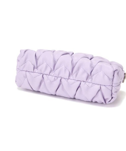 N.（N. Natural Beauty Basic）（エヌエヌナチュラルビューティーベーシック）の「キルティングミニショルダーバッグ（ショルダーバッグ・レディース・ブラック/パープル・ﾌﾘ-）」の10枚目の写真