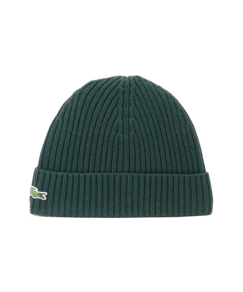 LACOSTE(ラコステ)の「ラコステ カフニット帽 ブランドロゴ(ニットキャップ/ビーニー・メンズ・レッド/ネイビー/ブラック/グリーン・FREE)」の11枚目の写真