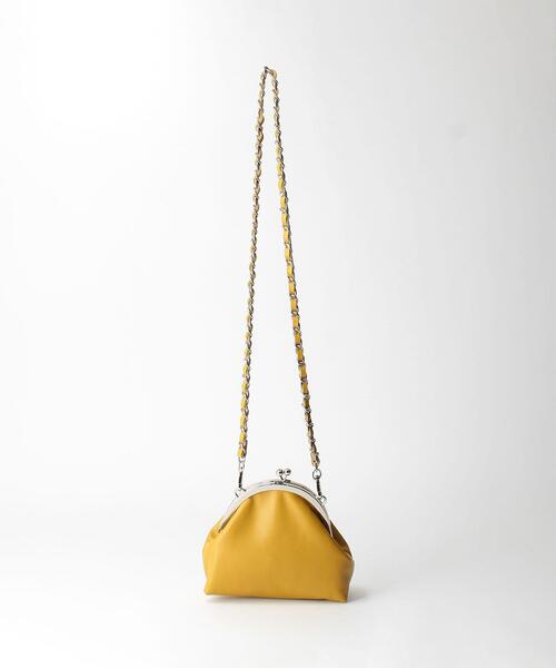 AULENTTI オウレンティ ショルダーバッグ 色 LIMONE イエロー チェーンminiショルダー【AULENTTI/オウレンティ】 | AND ON