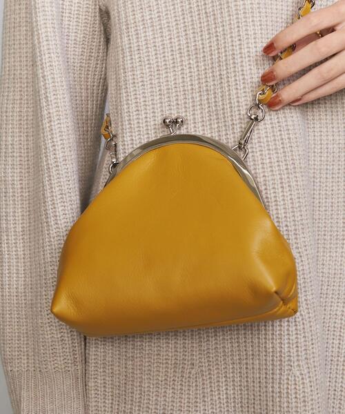 AULENTTI（オウレンティ）の「＜AULENTTI＞クラスプショルダーバッグ（ショルダーバッグ・レディース・マスタード/ブラック・FREE）」の14枚目の写真