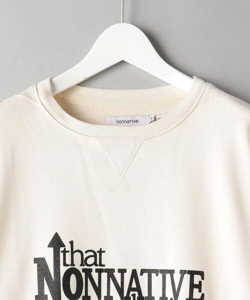 nonnative（ノンネイティブ）の「＜nonnative(ノンネイティブ)＞ TNP SWEAT/カットソー □□（スウェット・メンズ・ホワイト・1/2）」の3枚目の写真