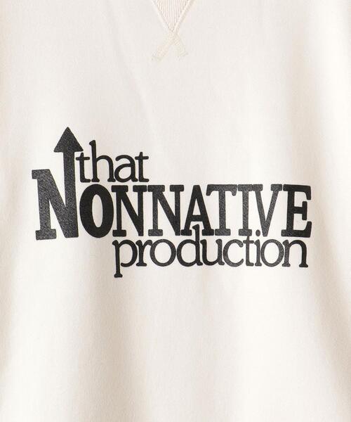 nonnative（ノンネイティブ）の「＜nonnative(ノンネイティブ)＞ TNP SWEAT/カットソー □□（スウェット・メンズ・ホワイト・1/2）」の8枚目の写真