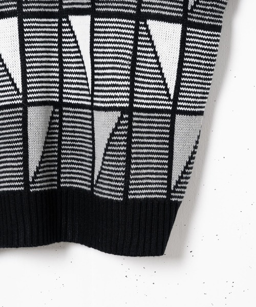 CASPER JOHN(キャスパージョン)の「Monotone pattern big knit/モノトーンパターンビッグニット(ニット/セーター・メンズ・ブラック/ブラック系その他・SMALL/MEDIUM/LARGE)」の21枚目の写真