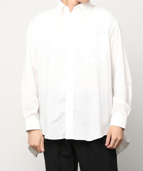 Re:quaL（リコール）の「【Re:quaL】 Recraft Double Shape Shirt（シャツ/ブラウス・メンズ・ホワイト・ONE SIZE）」の2枚目の写真