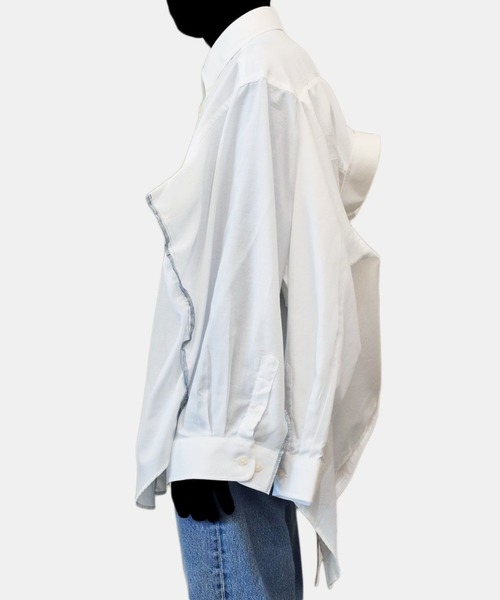 Re:quaL（リコール）の「【Re:quaL】 Recraft Double Shape Shirt（シャツ/ブラウス・メンズ・ホワイト・ONE SIZE）」の7枚目の写真