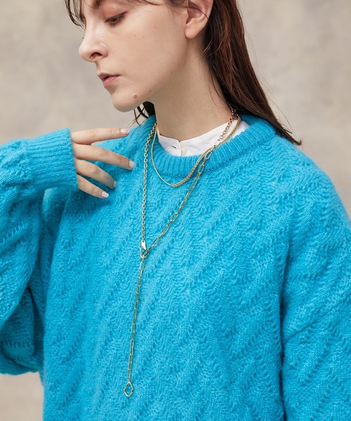 PUBLIC TOKYO(パブリックトウキョウ)の「【ニッケルフリー】【国産】ラリエットチェーンネックレス(ネックレス・レディース・シルバー/ゴールド・FREE)」の3枚目の写真