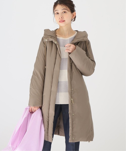 La TOTALITE(ラトータリテ)の「ダウンモッズコート(モッズコート・レディース・ブラック/ウッド・36/38)」の1枚目の写真