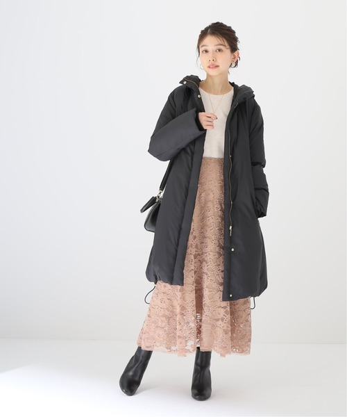 La TOTALITE(ラトータリテ)の「ダウンモッズコート(モッズコート・レディース・ブラック/ウッド・36/38)」の12枚目の写真