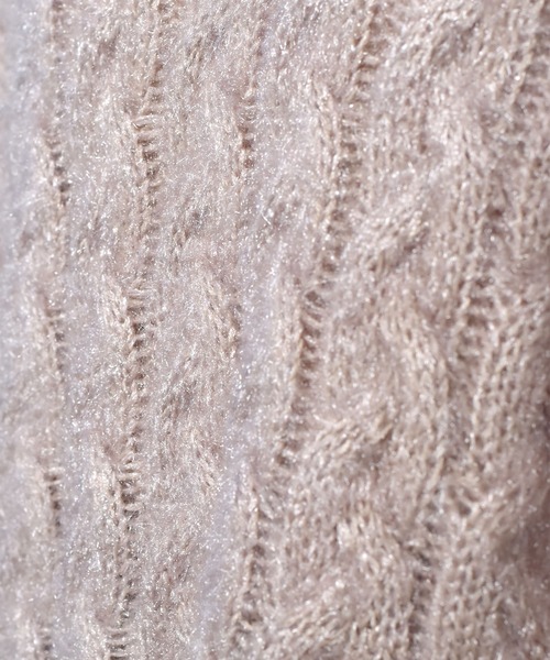 RETRO GIRL（レトロガール）の「ネコヤーンニット（ニット/セーター・レディース・ブラック/ベージュ/グリーン・FREE）」の20枚目の写真