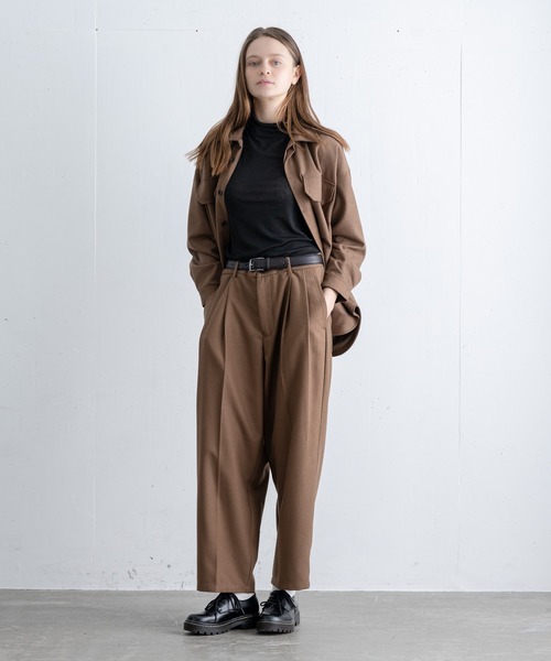 EDDEN ELLEN（エデンエレン）の「【EDDEN ELLEN】ライトメルトンワイドテーパードパンツ（その他パンツ・メンズ・ブラック/ブラウン/グレー・SMALL/MEDIUM/LARGE）」の20枚目の写真