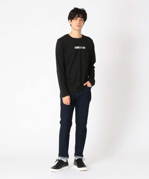 COMME CA ISM（コムサイズム）の「【抗菌・吸湿発熱】 ロゴＴシャツ（Tシャツ/カットソー・メンズ・ホワイト/ブラック/レッド/グリーン・MEDIUM/LARGE）」の9枚目の写真