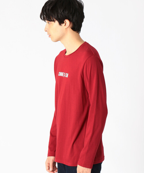 COMME CA ISM（コムサイズム）の「【抗菌・吸湿発熱】 ロゴＴシャツ（Tシャツ/カットソー・メンズ・ホワイト/ブラック/レッド/グリーン・MEDIUM/LARGE）」の11枚目の写真