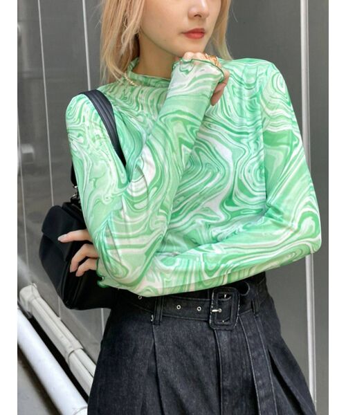 EMODA（エモダ）の「ハイネックインナートップス（Tシャツ/カットソー・レディース・ブラウン/グレー/その他1/その他・FREE）」の6枚目の写真