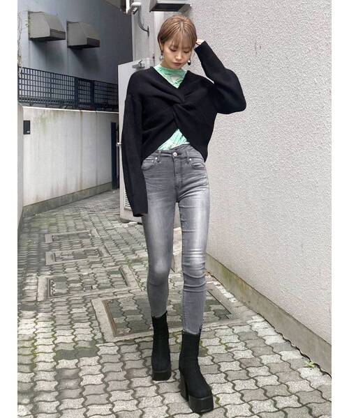 EMODA（エモダ）の「ハイネックインナートップス（Tシャツ/カットソー・レディース・ブラウン/グレー/その他1/その他・FREE）」の12枚目の写真