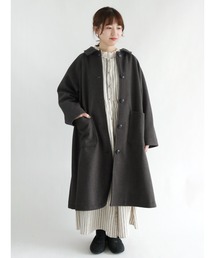 Samansa Mos2 | ウーリーライク襟付ラグランコート(その他アウター)