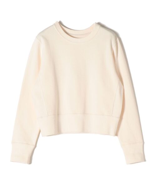 SHIPS(シップス)の「ペルビアン裏毛プルオーバー◆(Tシャツ/カットソー・レディース・ホワイト/ピンク/ダークグレー・ONE SIZE)」の4枚目の写真