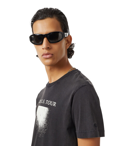 DIESEL（ディーゼル）の「メンズ Tシャツ クラックプリント（Tシャツ/カットソー・メンズ・ブラック/ホワイト・XXX-LARGE/X-SMALL/LARGE/SMALL/X-LARGE/MEDIUM/XX-LARGE）」の3枚目の写真