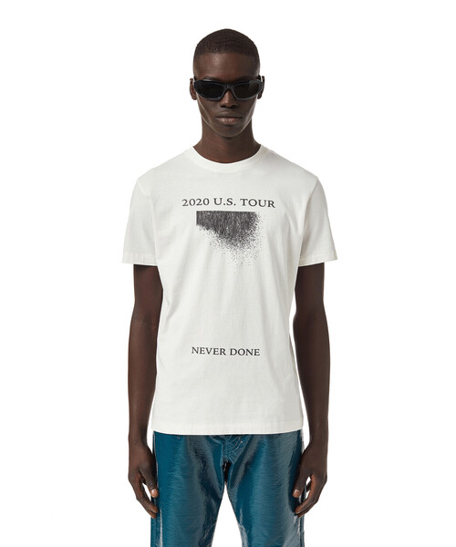 DIESEL（ディーゼル）の「メンズ Tシャツ クラックプリント（Tシャツ/カットソー・メンズ・ブラック/ホワイト・XXX-LARGE/X-SMALL/LARGE/SMALL/X-LARGE/MEDIUM/XX-LARGE）」の18枚目の写真