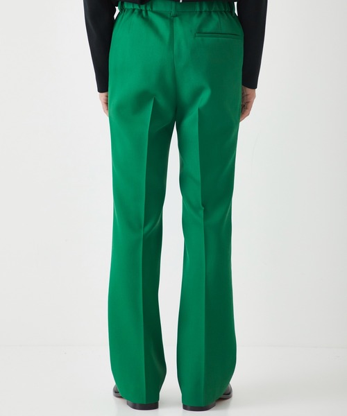 LiNoH（リノー）の「WOOL TWILL FLARE PANTS/ウールツイルフレアパンツ 