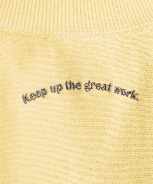 niko and...(ニコアンド)の「ヴィンテージライクカラードロストプルオーバー(スウェット・レディース・ナチュラル/ライトグリーン/ネイビー/イエロー/ピンク・FREE)」の21枚目の写真