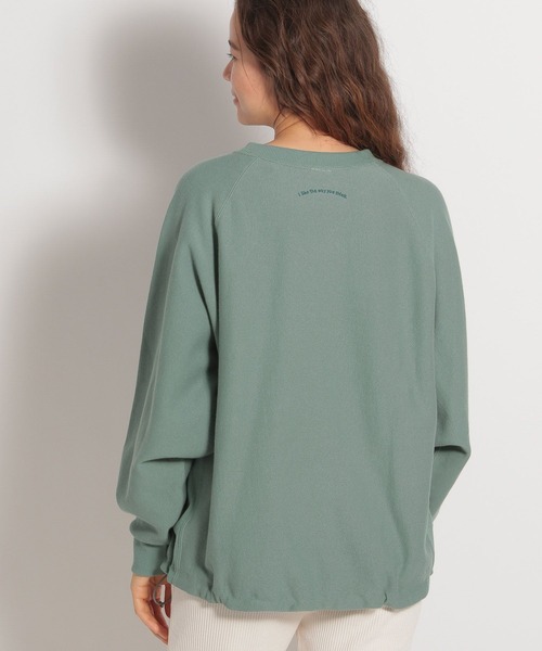 niko and...(ニコアンド)の「ヴィンテージライクカラードロストプルオーバー(スウェット・レディース・ナチュラル/ライトグリーン/ネイビー/イエロー/ピンク・FREE)」の8枚目の写真