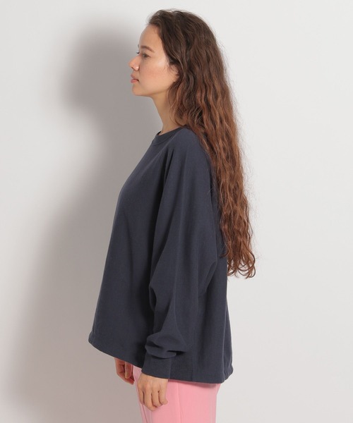 niko and...(ニコアンド)の「ヴィンテージライクカラードロストプルオーバー(スウェット・レディース・ナチュラル/ライトグリーン/ネイビー/イエロー/ピンク・FREE)」の11枚目の写真