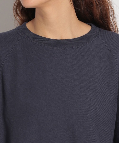 niko and...(ニコアンド)の「ヴィンテージライクカラードロストプルオーバー(スウェット・レディース・ナチュラル/ライトグリーン/ネイビー/イエロー/ピンク・FREE)」の13枚目の写真