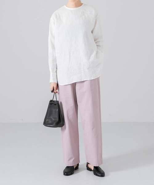 かぐれ（カグレ）の「コットンワッシャーストレートイージーパンツ（その他パンツ・レディース・アイボリー/ピンク/ブルー・FREE）」の20枚目の写真